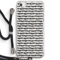 CaseCompany Crazy shapes: iPhone 5 / 5S / SE Transparant Hoesje met koord