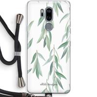 CaseCompany Branch up your life: LG G7 Thinq Transparant Hoesje met koord