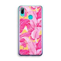 CaseCompany Pink Banana: Huawei P Smart (2019) Transparant Hoesje