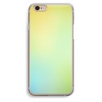 CaseCompany Minty mist pastel: iPhone 6 / 6S Transparant Hoesje