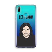 CaseCompany Let It Snow: Huawei P Smart (2019) Transparant Hoesje