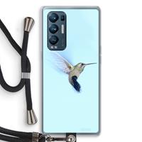 CaseCompany Kolibri: Oppo Find X3 Neo Transparant Hoesje met koord