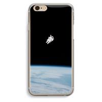 CaseCompany Alone in Space: iPhone 6 / 6S Transparant Hoesje