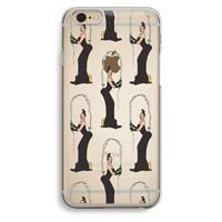 CaseCompany Pop Some Kim: iPhone 6 / 6S Transparant Hoesje