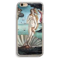 CaseCompany Birth Of Venus: iPhone 6 / 6S Transparant Hoesje