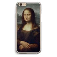 CaseCompany Mona Lisa: iPhone 6 / 6S Transparant Hoesje