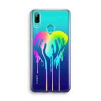 CaseCompany Hold My Heart: Huawei P Smart (2019) Transparant Hoesje