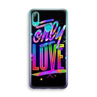 CaseCompany Only Love: Huawei P Smart (2019) Transparant Hoesje