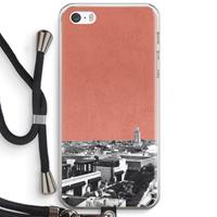 CaseCompany Marrakech Skyline : iPhone 5 / 5S / SE Transparant Hoesje met koord