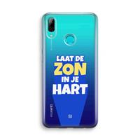 CaseCompany Laat de zon in je hart: Huawei P Smart (2019) Transparant Hoesje