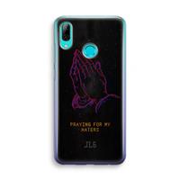CaseCompany Praying For My Haters: Huawei P Smart (2019) Transparant Hoesje