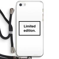 CaseCompany Limited edition: iPhone 5 / 5S / SE Transparant Hoesje met koord
