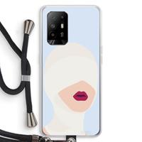 CaseCompany Incognito: Oppo A94 5G Transparant Hoesje met koord