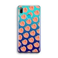 CaseCompany Just peachy: Huawei P Smart (2019) Transparant Hoesje