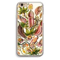 CaseCompany Haeckel Nepenthaceae: iPhone 6 / 6S Transparant Hoesje