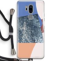 CaseCompany Billy: LG G7 Thinq Transparant Hoesje met koord