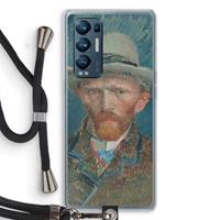 CaseCompany Van Gogh: Oppo Find X3 Neo Transparant Hoesje met koord