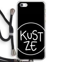 CaseCompany KUST ZE: iPhone 5 / 5S / SE Transparant Hoesje met koord