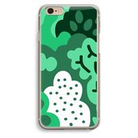 CaseCompany Bushes: iPhone 6 / 6S Transparant Hoesje