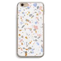 CaseCompany Terrazzo N°8: iPhone 6 / 6S Transparant Hoesje