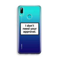 CaseCompany Don't need approval: Huawei P Smart (2019) Transparant Hoesje
