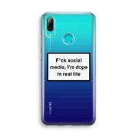 CaseCompany I'm dope: Huawei P Smart (2019) Transparant Hoesje
