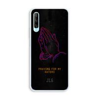 CaseCompany Praying For My Haters: Huawei P Smart Pro Transparant Hoesje