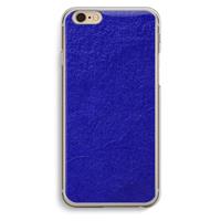 CaseCompany Majorelle Blue: iPhone 6 / 6S Transparant Hoesje