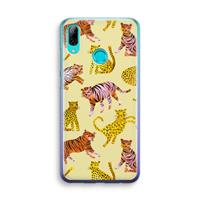 CaseCompany Cute Tigers and Leopards: Huawei P Smart (2019) Transparant Hoesje