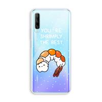 CaseCompany You're Shrimply The Best: Huawei P Smart Pro Transparant Hoesje
