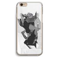 CaseCompany House: iPhone 6 / 6S Transparant Hoesje