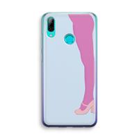 CaseCompany Pink panty: Huawei P Smart (2019) Transparant Hoesje