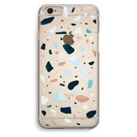 CaseCompany Terrazzo N°13: iPhone 6 / 6S Transparant Hoesje