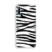 CaseCompany Zebra pattern: Huawei P Smart Pro Transparant Hoesje