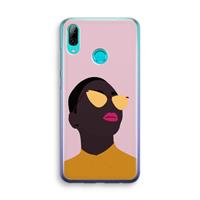 CaseCompany Yellow glasses: Huawei P Smart (2019) Transparant Hoesje