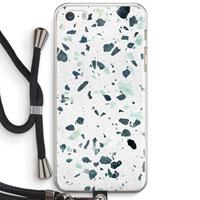 CaseCompany Terrazzo N°2: iPhone 5 / 5S / SE Transparant Hoesje met koord