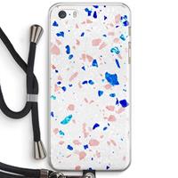 CaseCompany Terrazzo N°6: iPhone 5 / 5S / SE Transparant Hoesje met koord