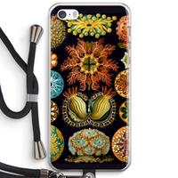 CaseCompany Haeckel Ascidiae: iPhone 5 / 5S / SE Transparant Hoesje met koord
