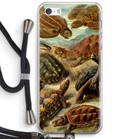 CaseCompany Haeckel Chelonia: iPhone 5 / 5S / SE Transparant Hoesje met koord