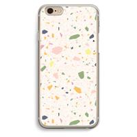 CaseCompany Terrazzo N°21: iPhone 6 / 6S Transparant Hoesje