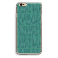 CaseCompany Swirls: iPhone 6 / 6S Transparant Hoesje
