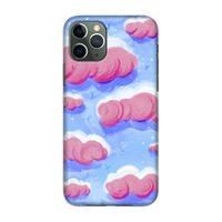 CaseCompany Roze wolken met vogels: Volledig geprint iPhone 11 Pro Hoesje