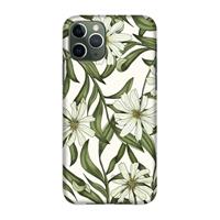 CaseCompany Wit bloemenpatroon: Volledig geprint iPhone 11 Pro Hoesje