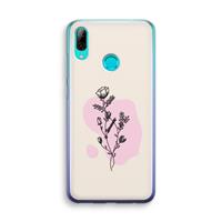 CaseCompany Roses are red: Huawei P Smart (2019) Transparant Hoesje