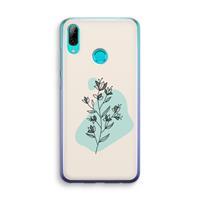 CaseCompany Violets are blue: Huawei P Smart (2019) Transparant Hoesje