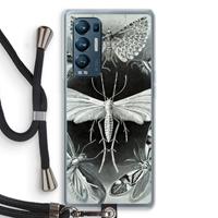 CaseCompany Haeckel Tineida: Oppo Find X3 Neo Transparant Hoesje met koord