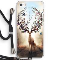 CaseCompany Seasons Change: iPhone 5 / 5S / SE Transparant Hoesje met koord