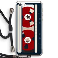 CaseCompany Here's your tape: iPhone 5 / 5S / SE Transparant Hoesje met koord