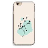 CaseCompany Love your petals: iPhone 6 / 6S Transparant Hoesje