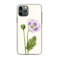 CaseCompany Purple poppy: Volledig geprint iPhone 11 Pro Hoesje